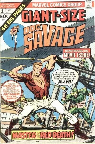GIANT-SIZE DOC SAVAGE #1 VG/F, Marvel Comics 1975 Stock Image
