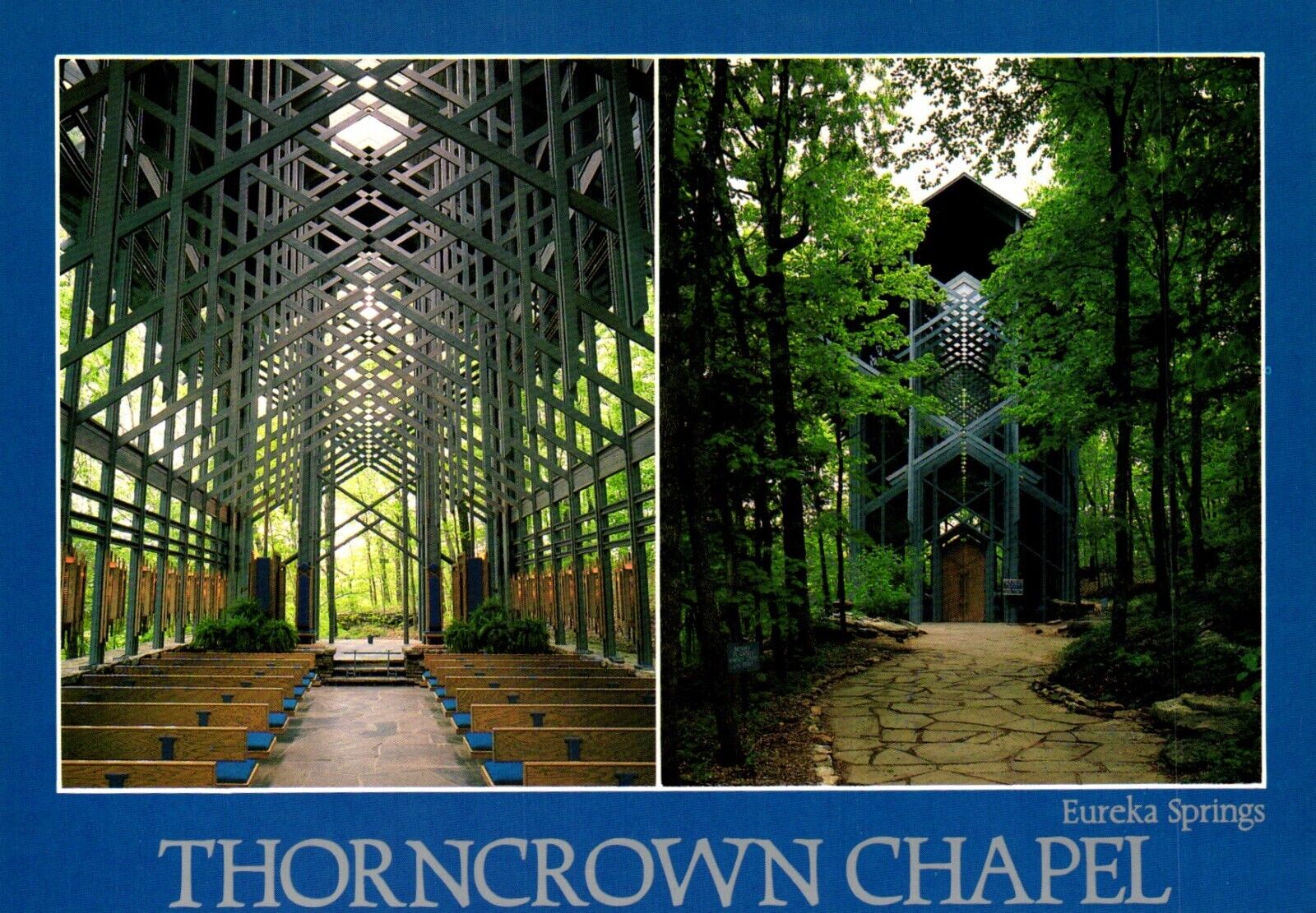 Thorncrown Chapel Eureka Springs Arkansas Postcard