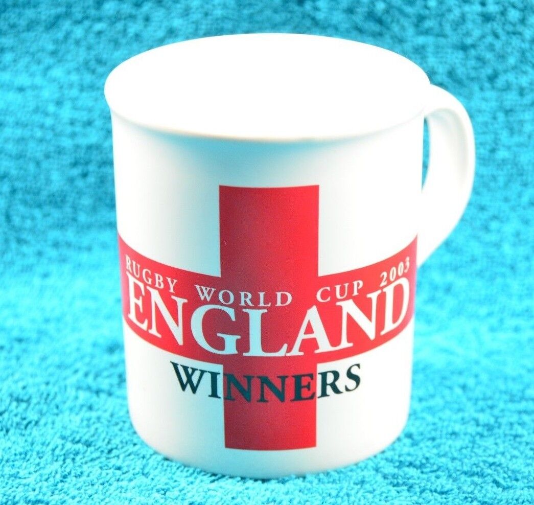 Rugby World Cup England Winners Collectible Ceramic Coffee Cup Mug