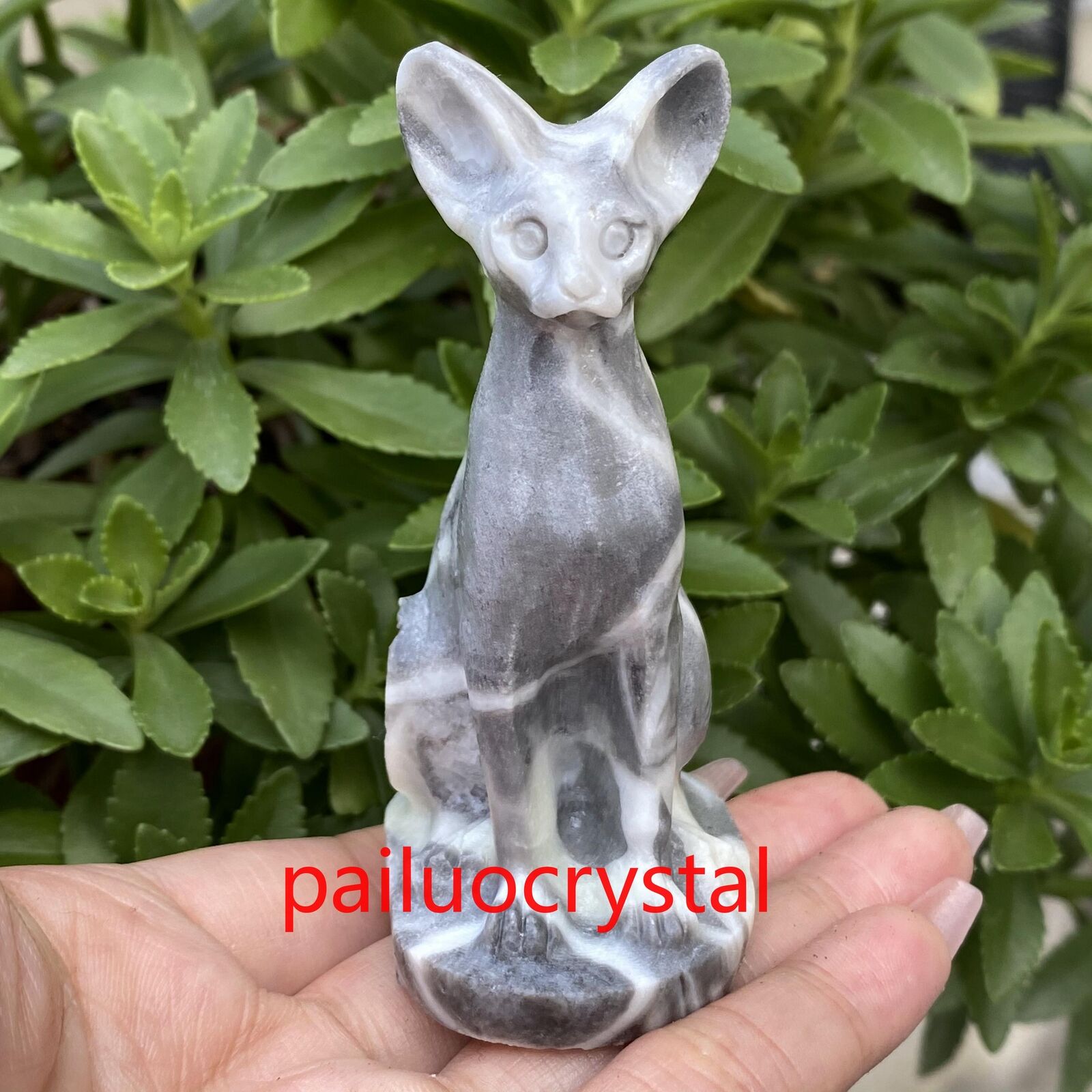 Wholesale Natural Mixed Hairless Cat Quartz Crystal Skull Carved Figurines 3