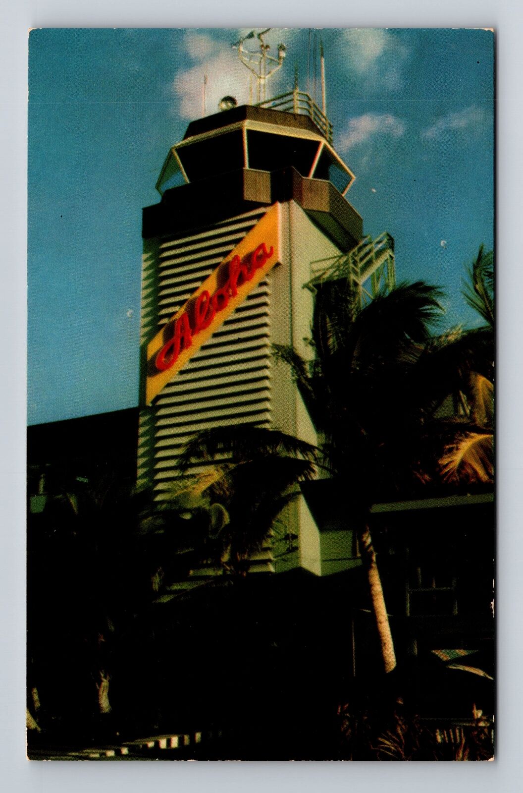 Honolulu HI-Hawaii, Honolulu Airport, Antique Souvenir Vintage Postcard