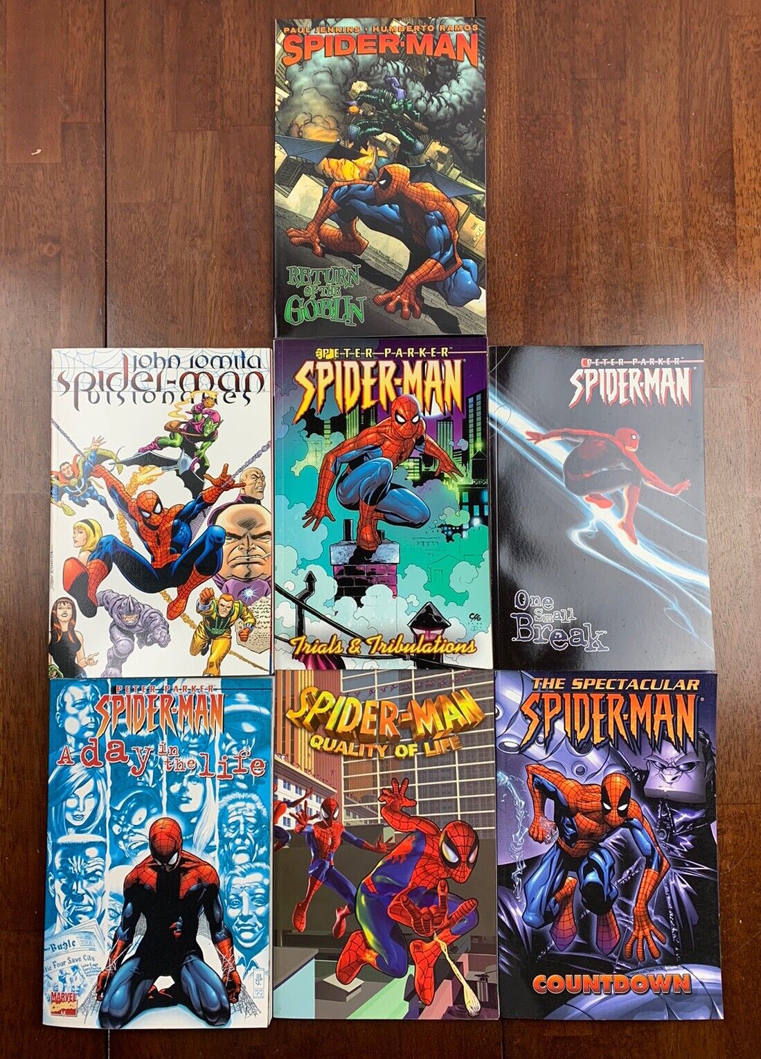 Spider-Man Marvel Graphic Novels Return Of The Goblin TPB Lot Of 7 MCU Paperback