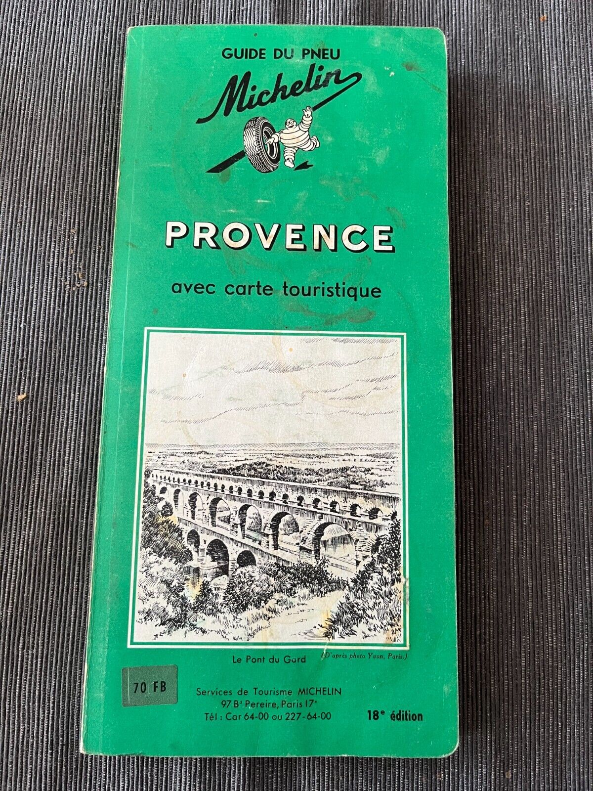 1963 Michelin Provence France French Guide