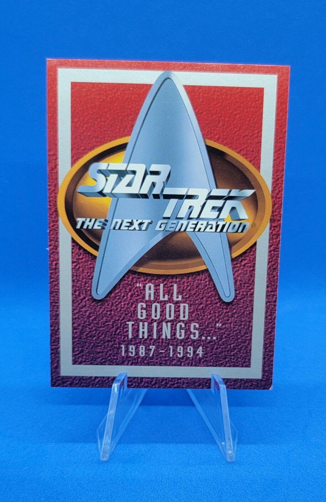 🛸PROMOTION CARD-1994 SKYBOX STAR TREK, TRADING CARD PROMO CARD 