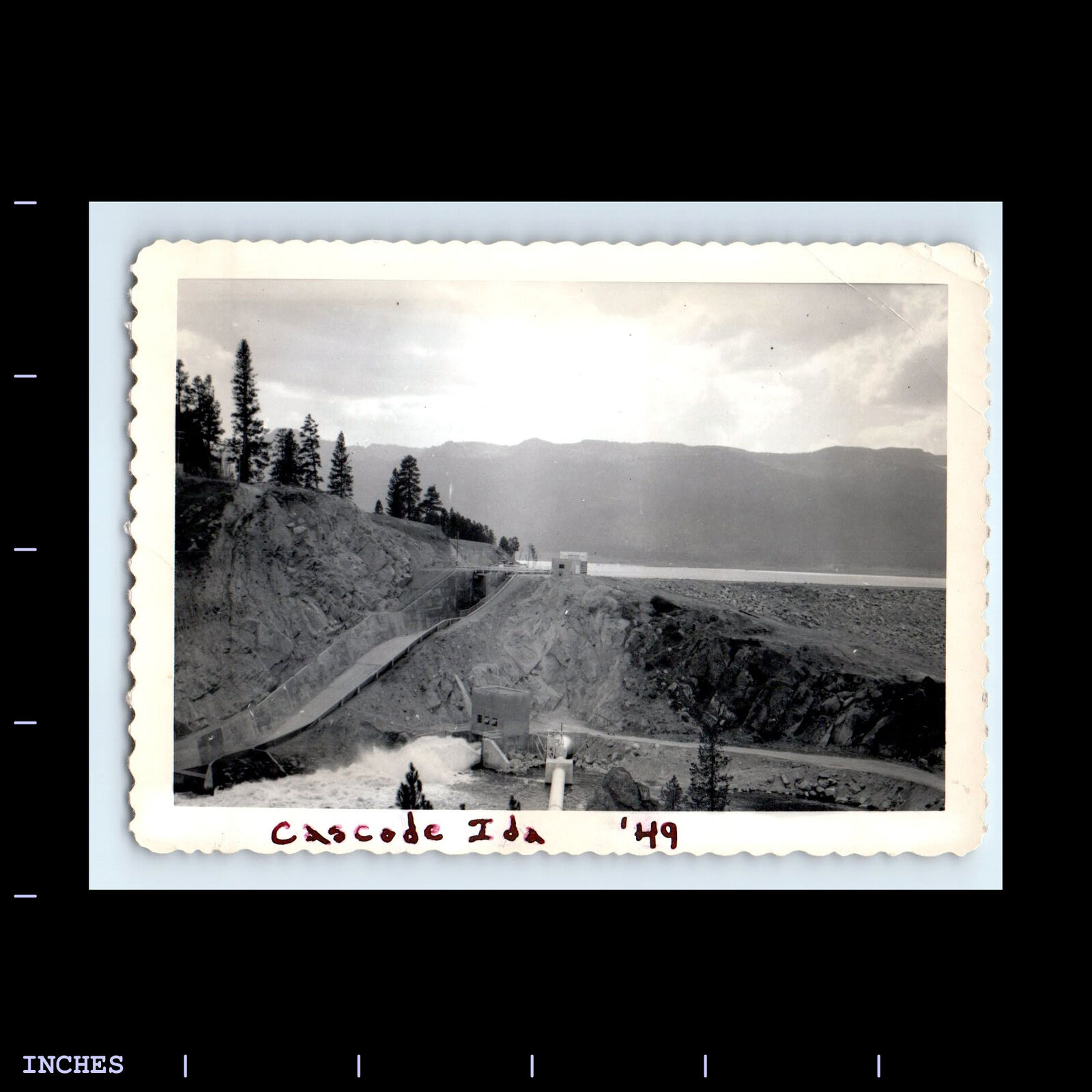 Vintage Photo CASCADE IDAHO 1949 LANDSCAPE