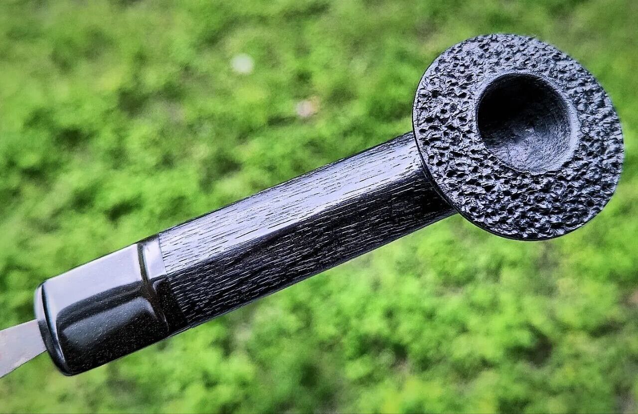 Tobacco Smoking Pipe made by Morta (Bog Oak),  100% Handcrafted, Premium quality