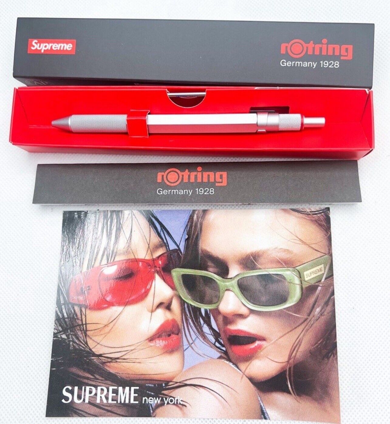 New Supreme Rotring Trio 600 3-In-1 Multi Ballpoint Pen Mechanical Pencil SS23
