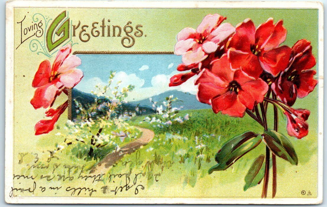 Postcard - Loving Greetings