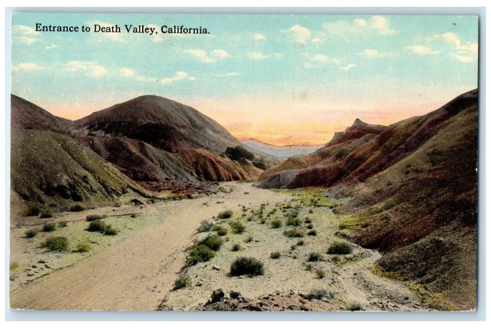 c1910\'s Entrance To Death Valley PA-CA Exposition San Diego California Postcard