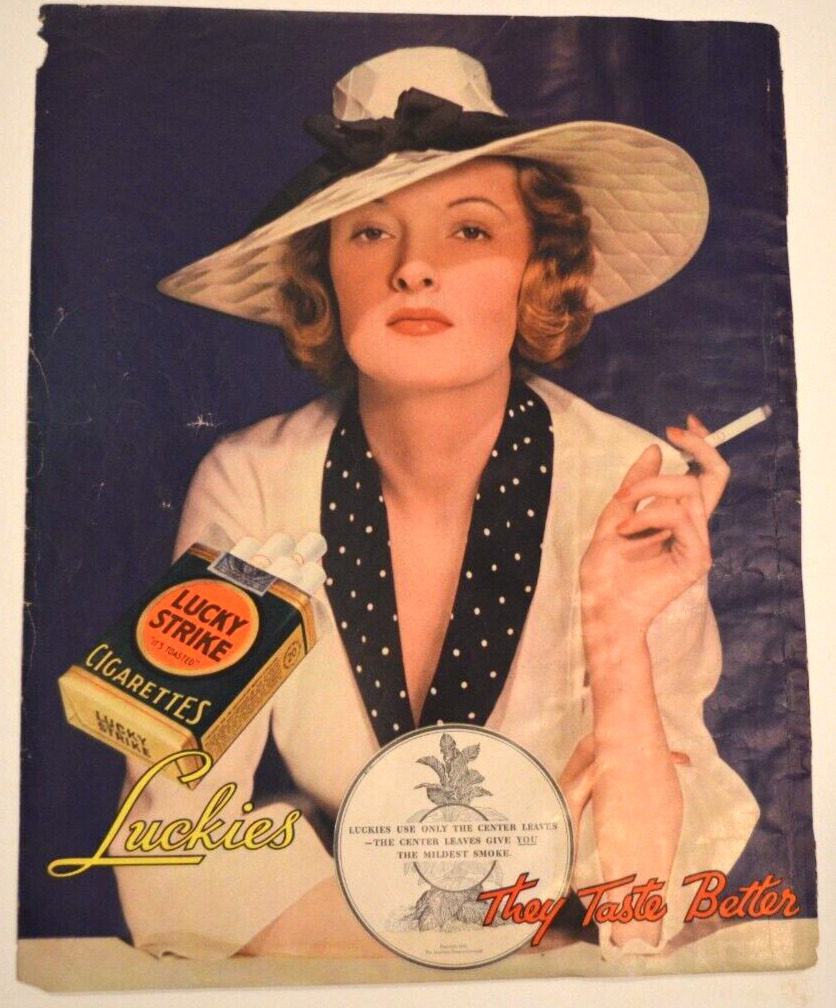 1935 Lucky Strike Cigarettes Ad - They Taste Better 2
