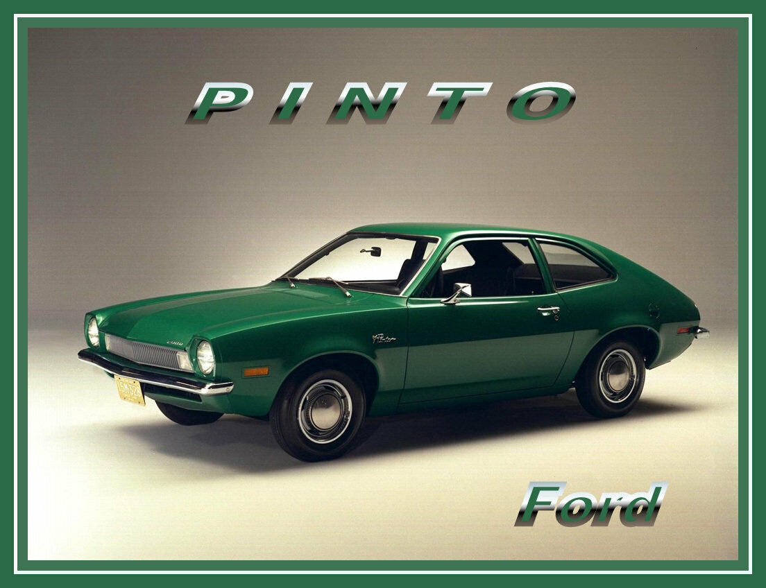 1971 Ford Pinto, Green, Refrigerator Magnet, 42 MIL Thick 