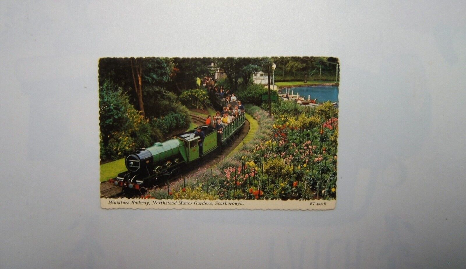 Picture Postcard Miniature Railway Northstead Manor GardensScarborough A-8