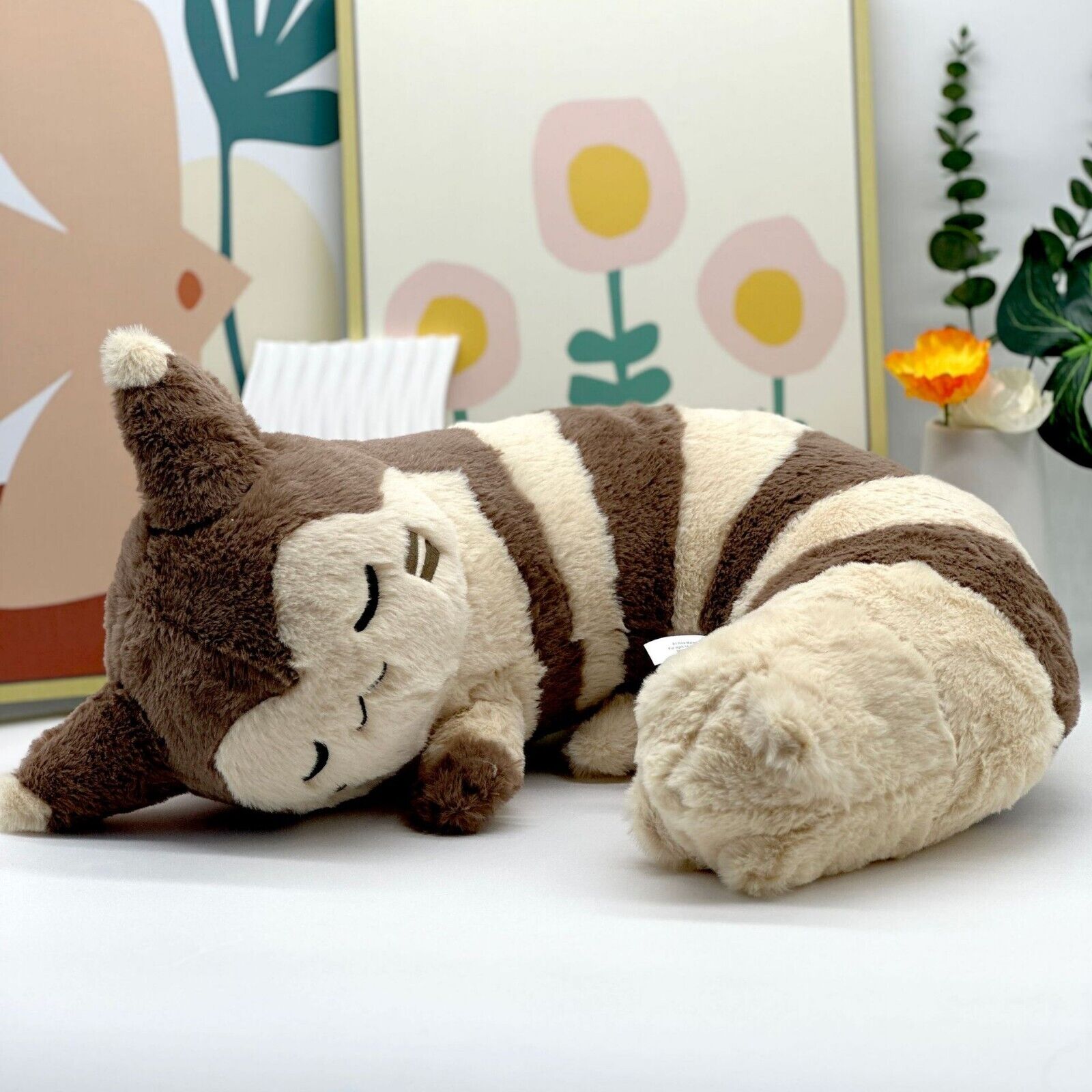 Furret Plush Doll U Shape Neck Pillow Toy Japan Anime Collection Party Xmas Gift