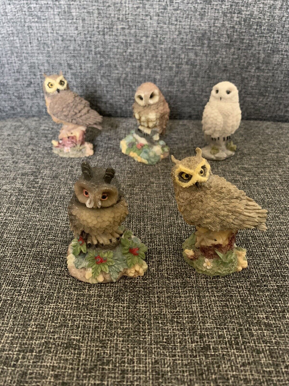 Job Lot Small Owl Ornaments X 5