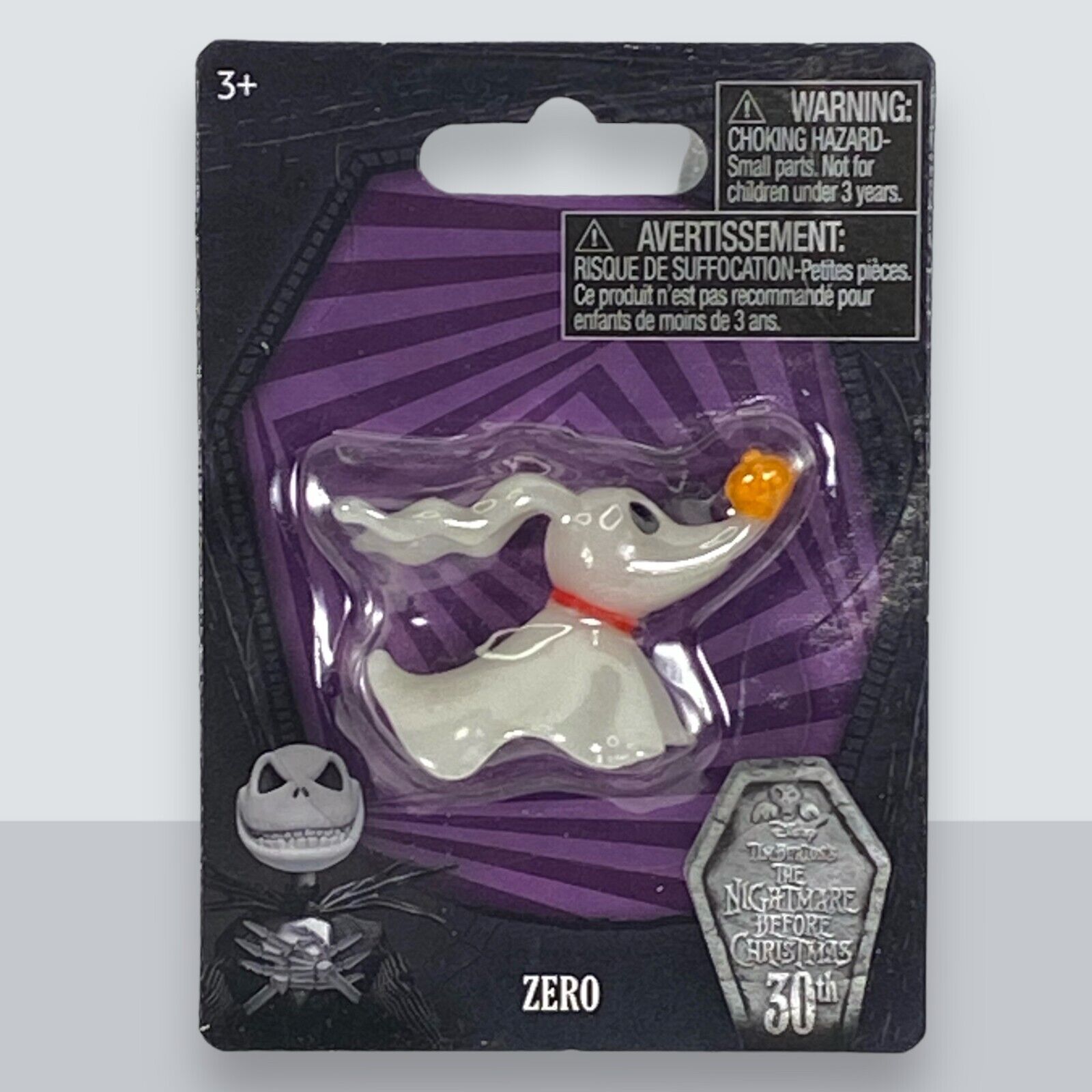 Zero - The Nightmare Before Christmas 30\'th Anniversary Miniature Figure