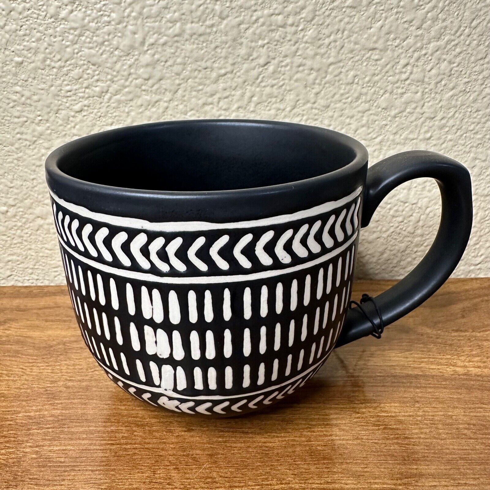 The Old Pottery Company Handcrafted Coffee Mug Black Or White