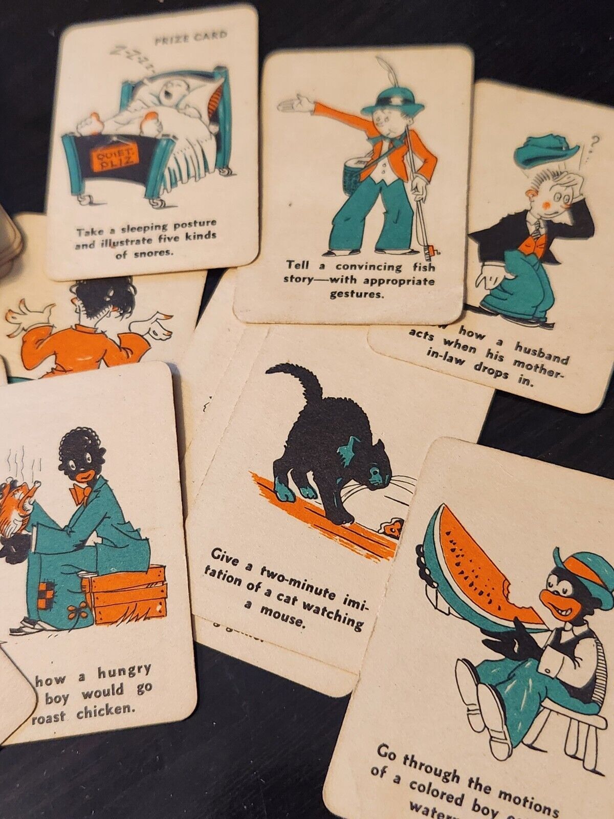 Antique 1900\'s Assorted Mini  Humorous Cards 40 in All