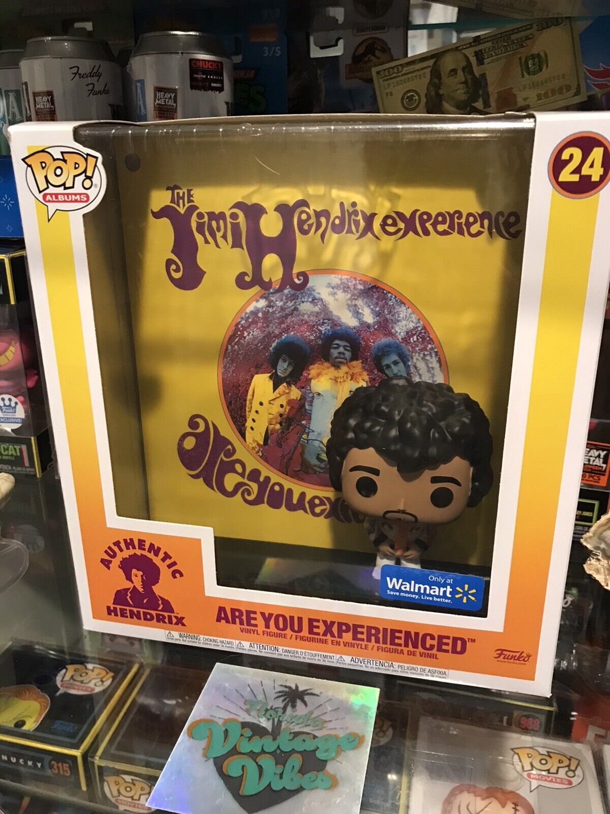 Funko POP Album Cover #24 Jimi Hendrix Are You Experienced Walmart Exclusive