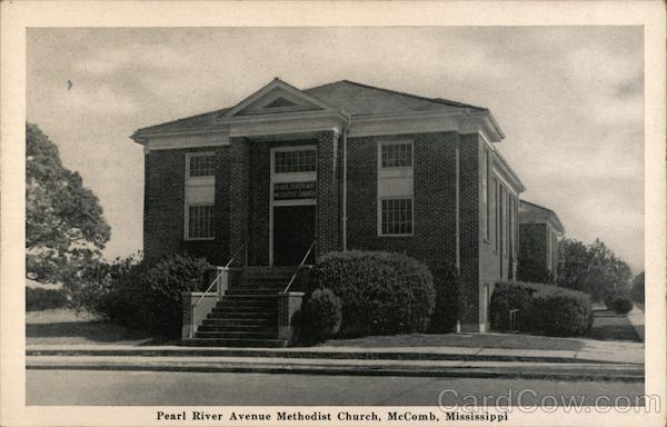 1948 McComb,MS Pearl River Avenue Methodist Church Pike County Mississippi