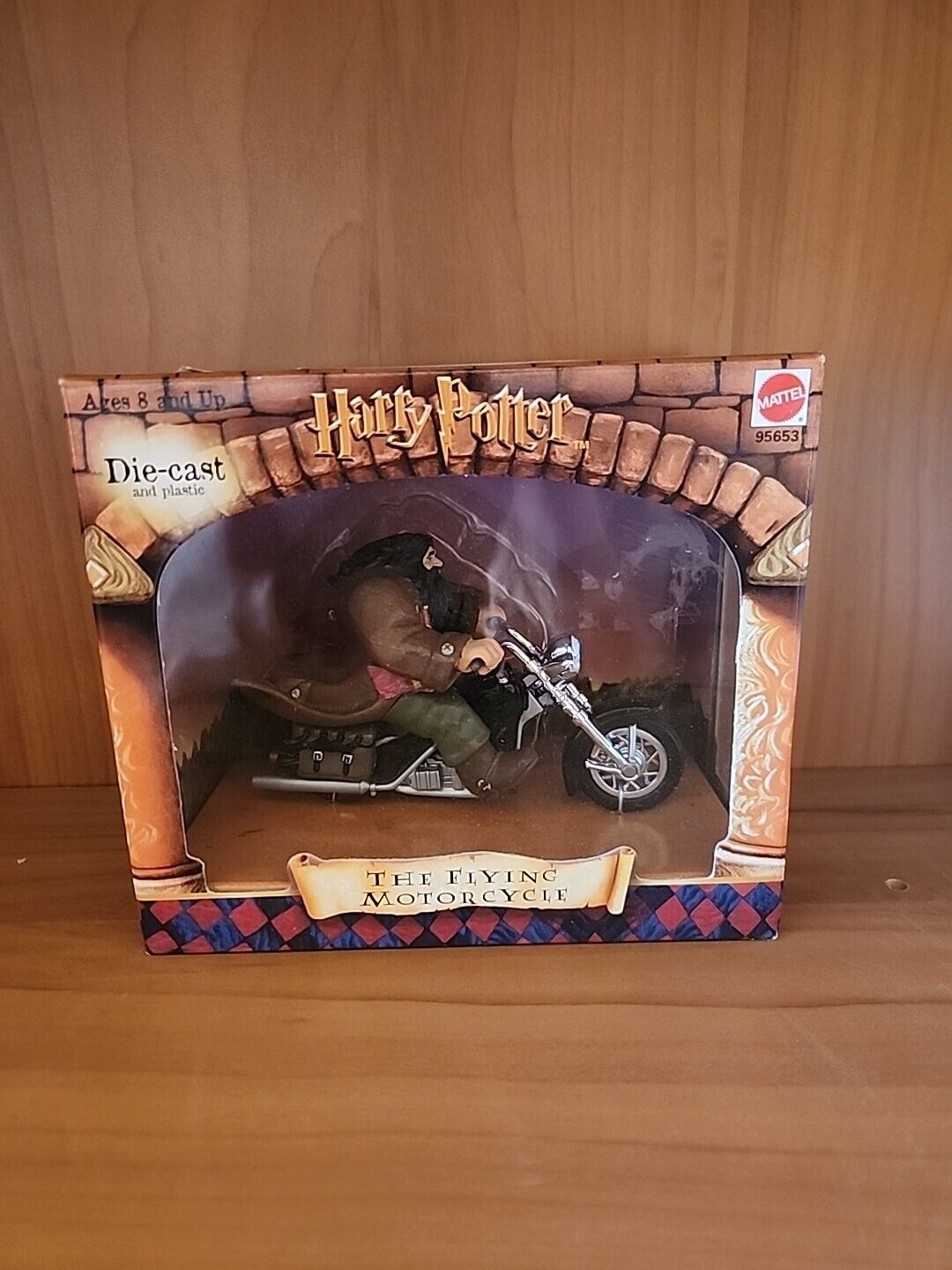 Harry Potter Rubeus Hagrid The Flying Motorcycle Mattel Die Cast NIB 2001