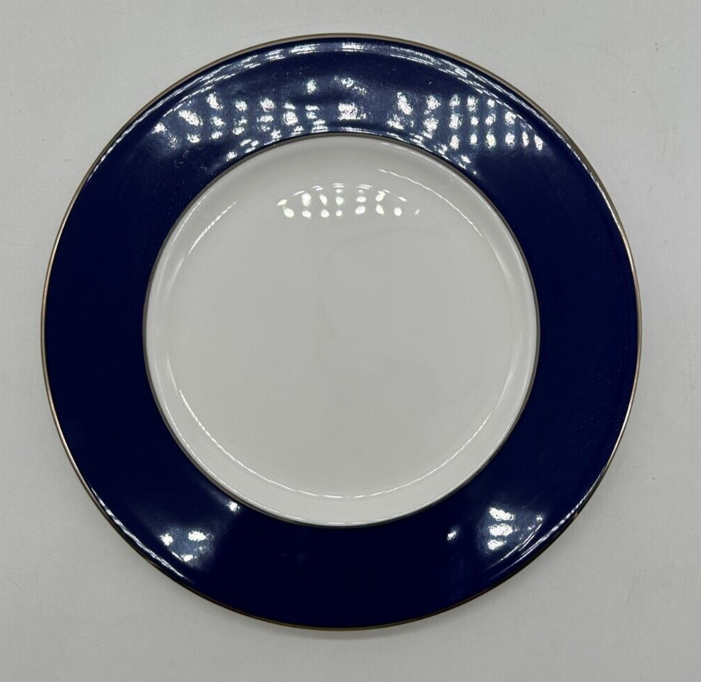 Lenox Federal Cobalt Platinum Accent Luncheon Plate Classic Collection China
