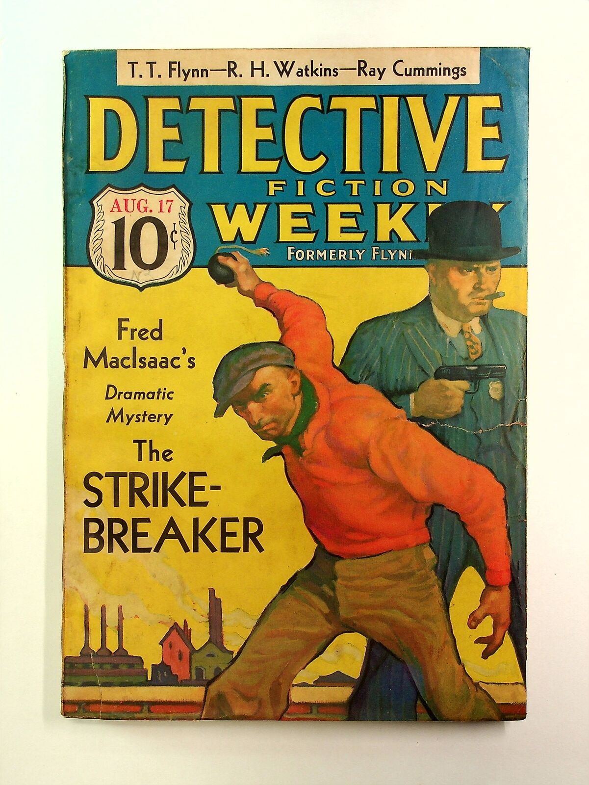 Detective Fiction Weekly Pulp Aug 17 1935 Vol. 95 #5 GD/VG 3.0