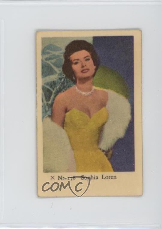 1958 Dutch Gum X Nr Set Sophia Loren #XNr.178 0i4g