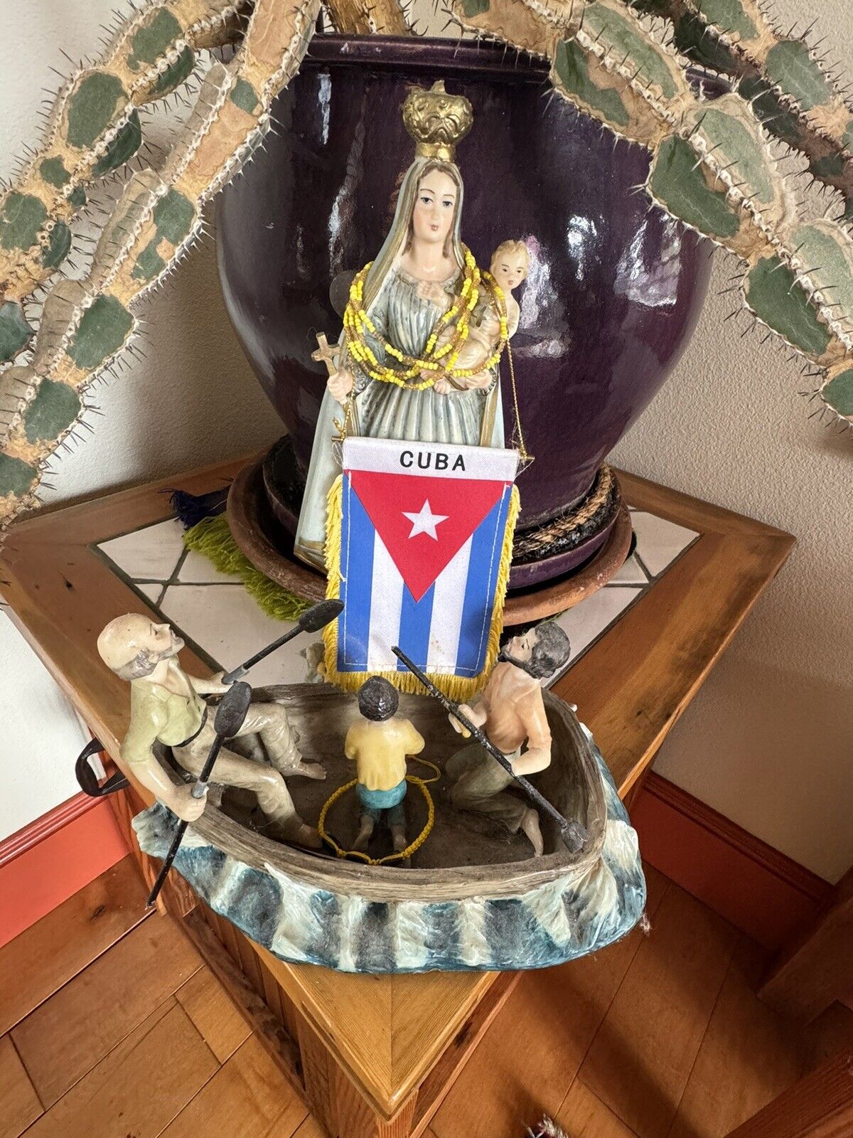 Virgen de la Caridad del Cobre Statue Our Lady of Charity Figure - Ochún In Cuba