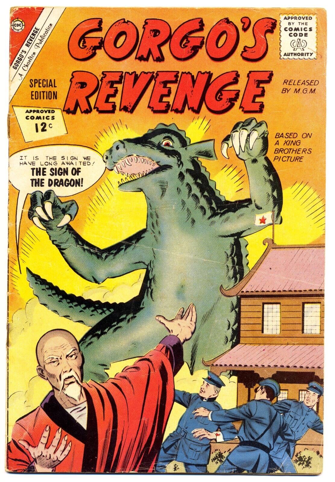 GORGO’S REVENGE #1 G/VG, Charlton Comics 1962