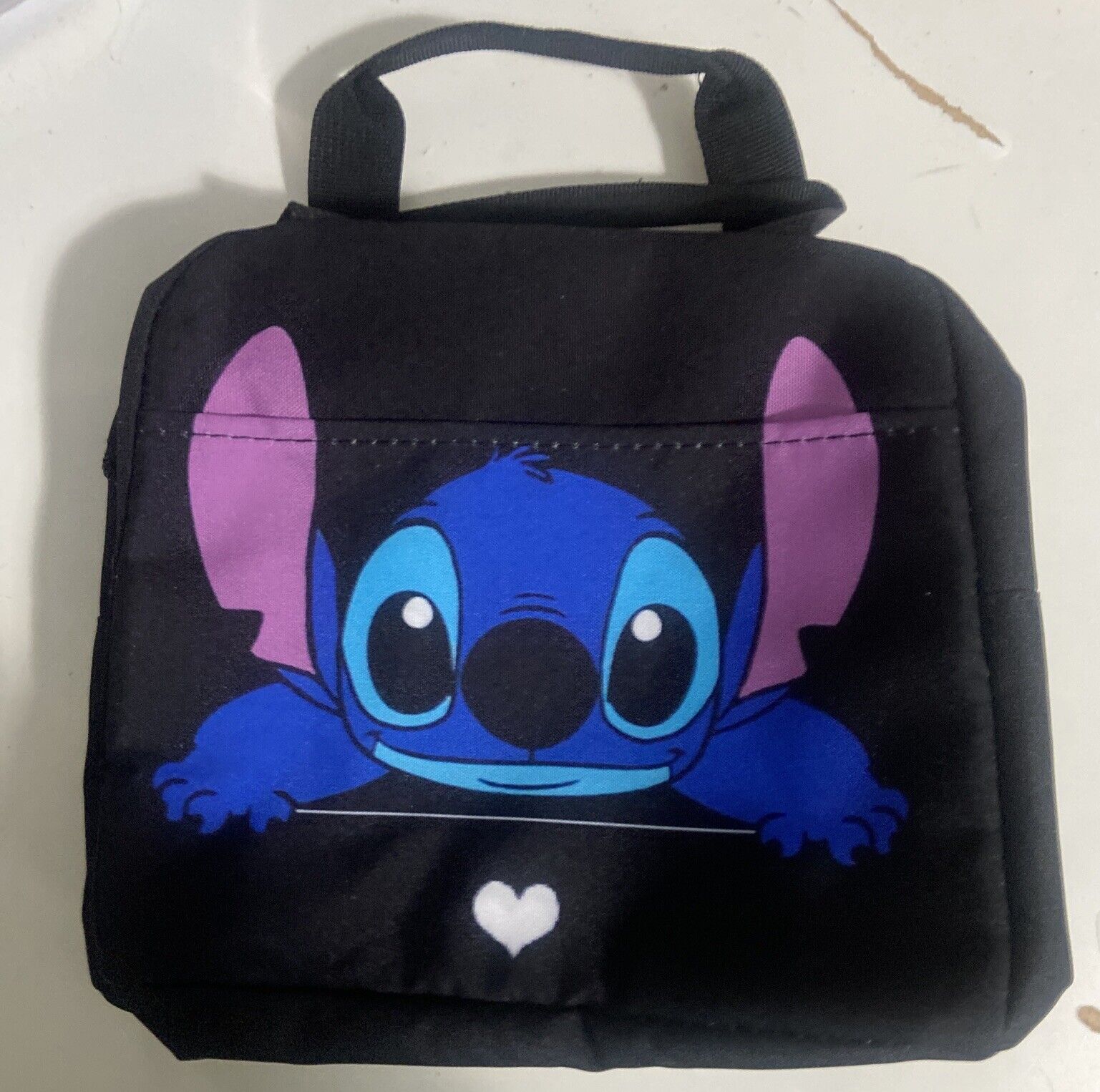 Disney Stitch Lunchbag INSULATED  NEW GOOD SIZE FITS PLENTY