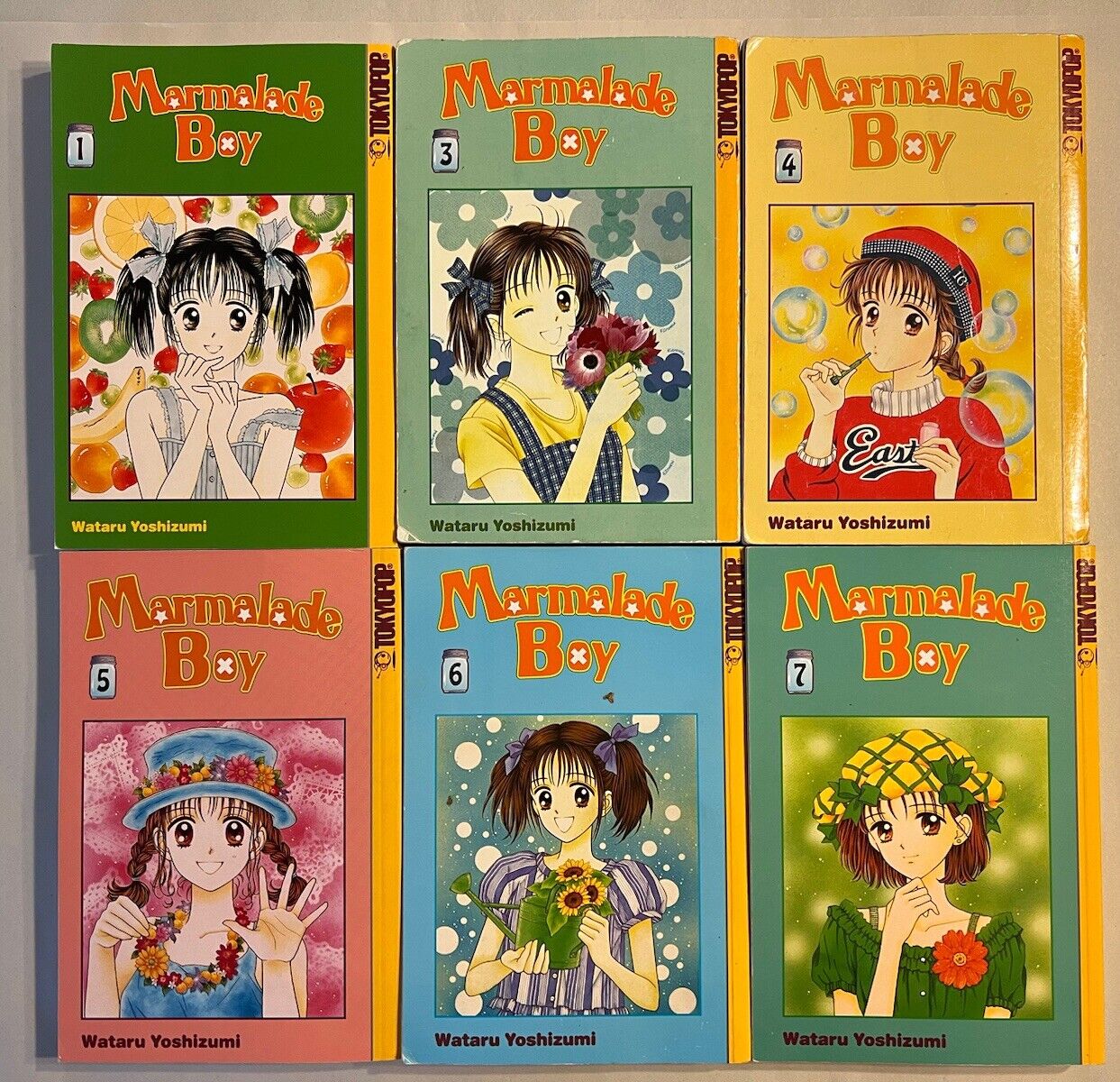 Marmalade Boy 1, 3, 4, 5, 6, 7 Manga 💜 Romance Comedy English Tokyopop