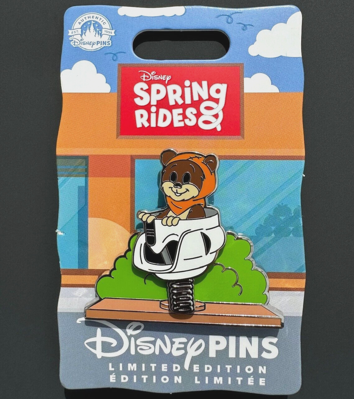 2024 Disney Parks Star Wars Spring Rides Ewok Pin Ltd Edition 4000  **NEW**