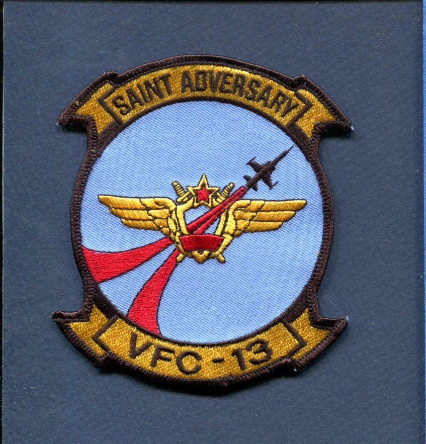 Original VFC-13 SAINT ADVERSARY Northrop F-5 TIGER NAVY Aggressor Squadron Patch