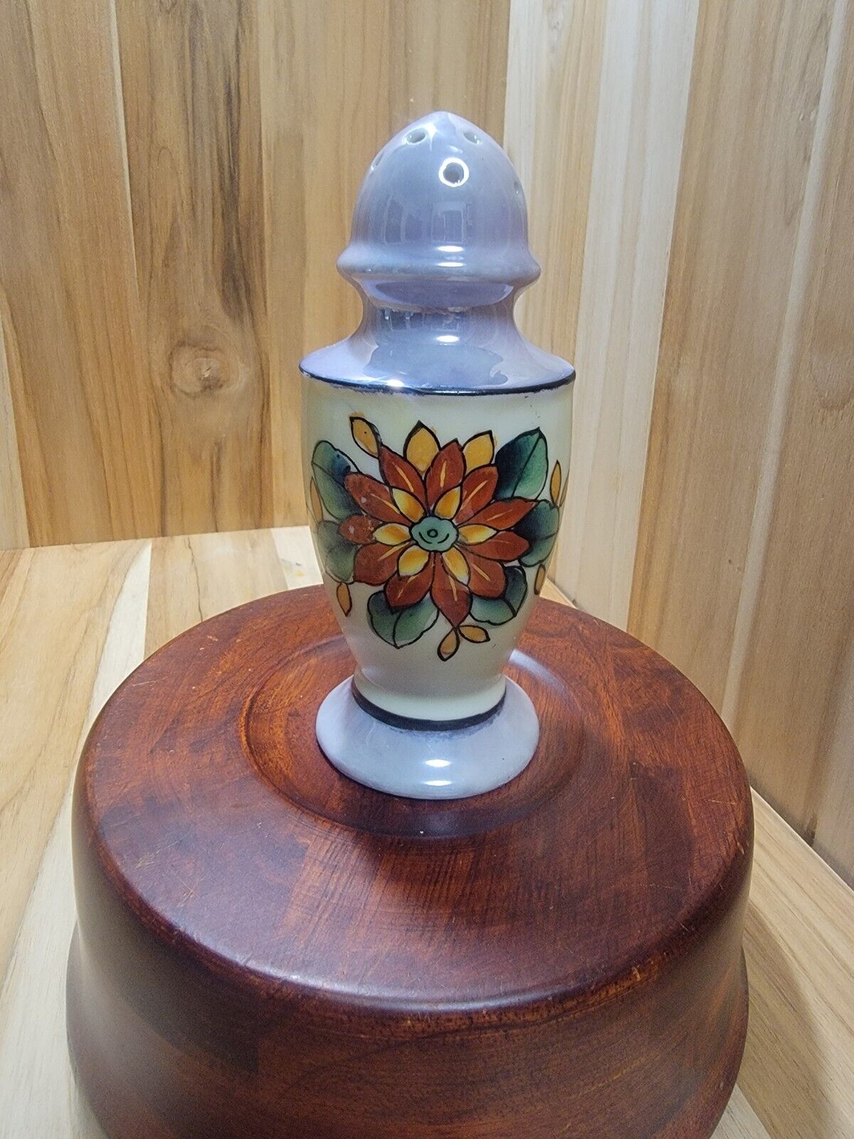 Vintage Hand Painted Made in Japan Seiei & Co Luster Ware Muffineer Sugar Shaker