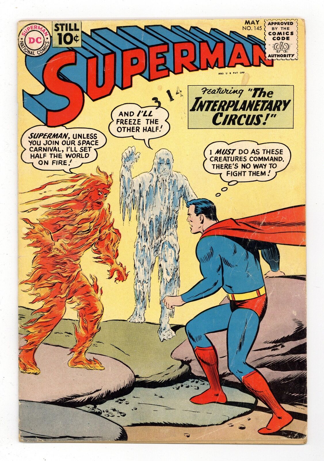 Superman #145 GD 2.0 1961