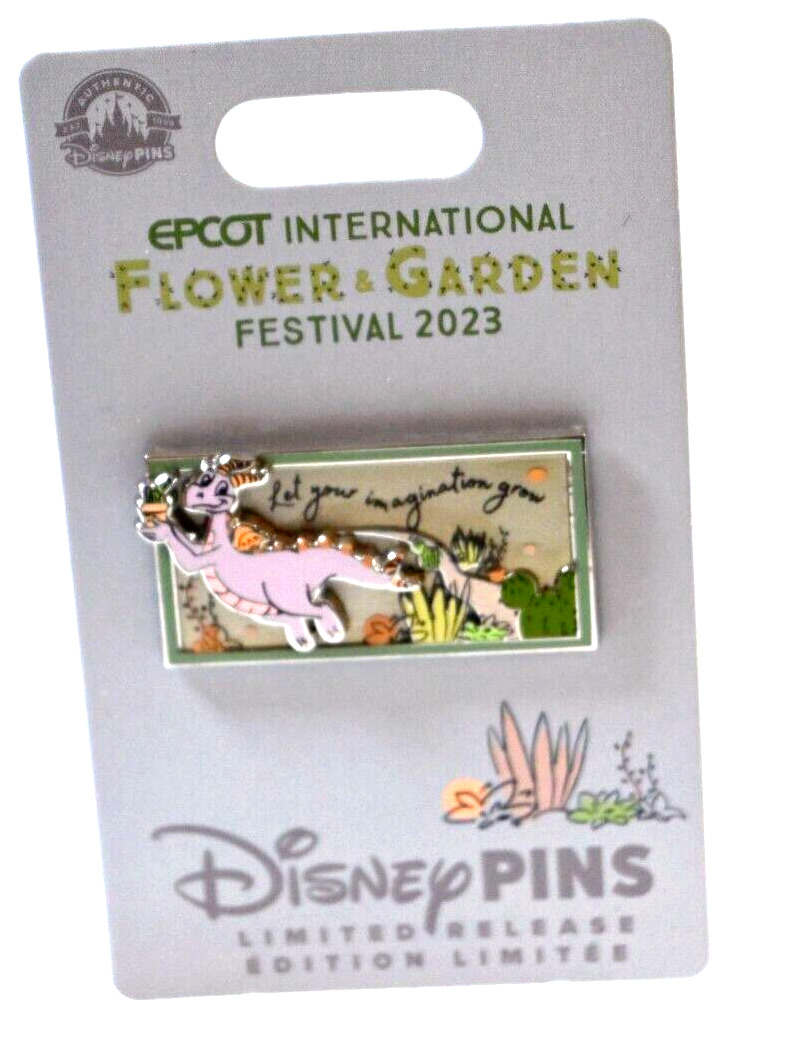 2023 Disney Flower & Garden Festival FIGMENT LET YOUR IMAGINATION GROW LR Pin
