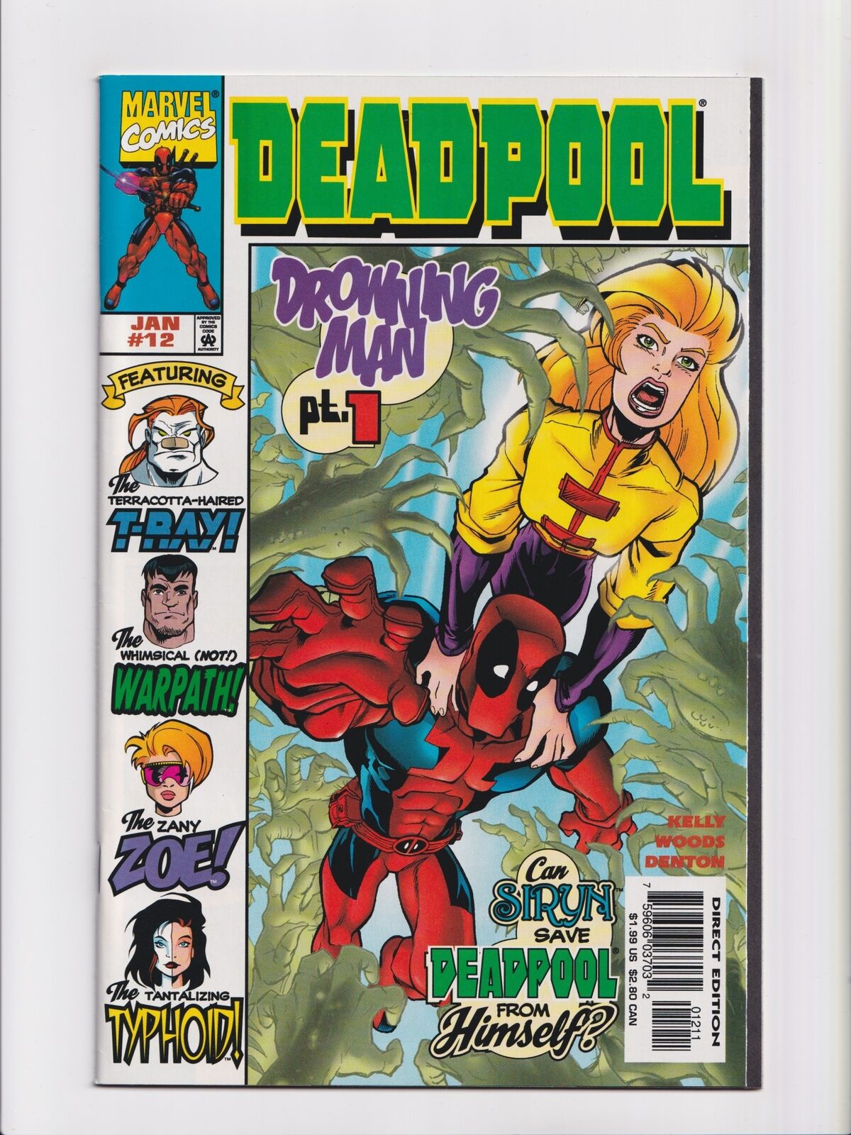 Deadpool #12 Marvel Comics 1998 NM+