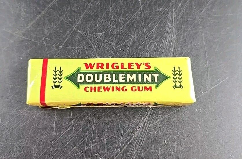 Vintage 1 Pack Of Wrigley’s Doublemint Chewing Gum Unopened Made In USA 