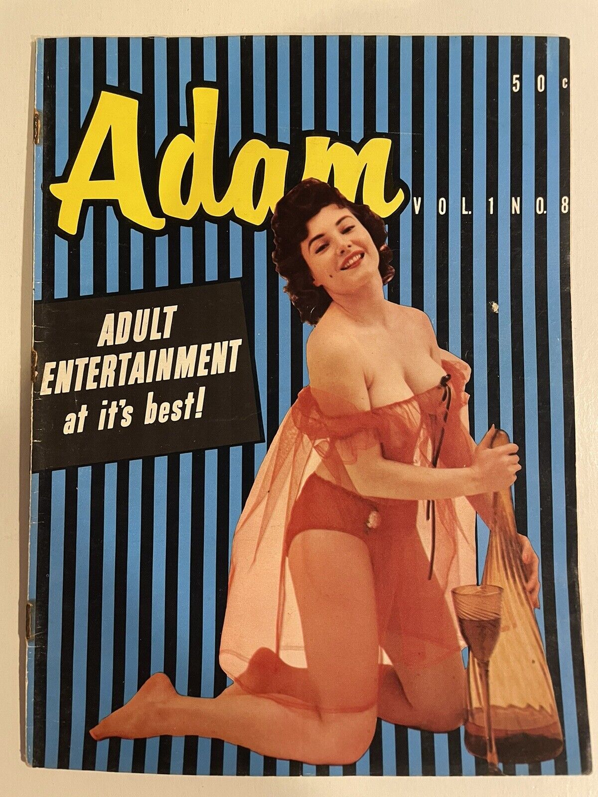 Vintage Pin Up Magazine Adam 1957 Tempest Storm