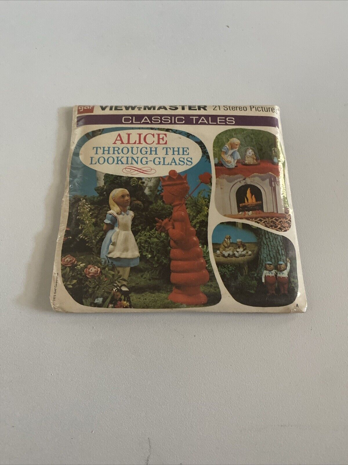 SEALED gaf B364 Alice Through the Looking-Glass Tales view- Unopened