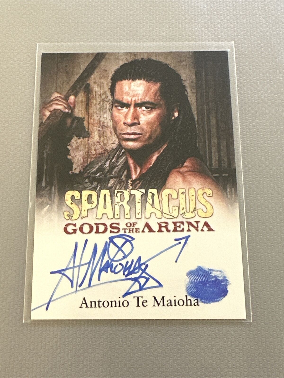 2010 Spartacus Gods Of The Arena Antonio Te Maioha As Barca Autograph 