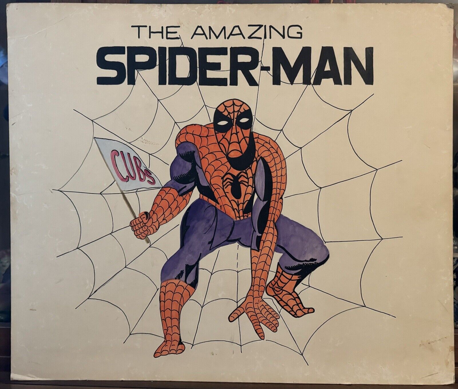 1960 Amazing Spider-Man Comic Book Original Art Painting Drawing Steve Ditko VTG