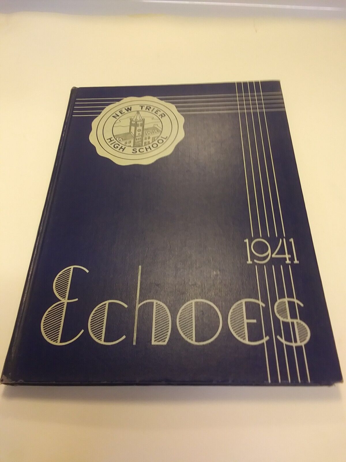 Vintage 1941 ECHOES New Trier High School Yearbook Charlton Heston Rock Hudson