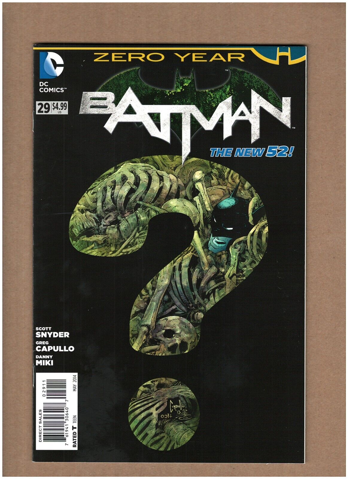 Batman #29 DC Comics 2014 New 52 Zero Year Riddler Snyder & Capullo NM- 9.2