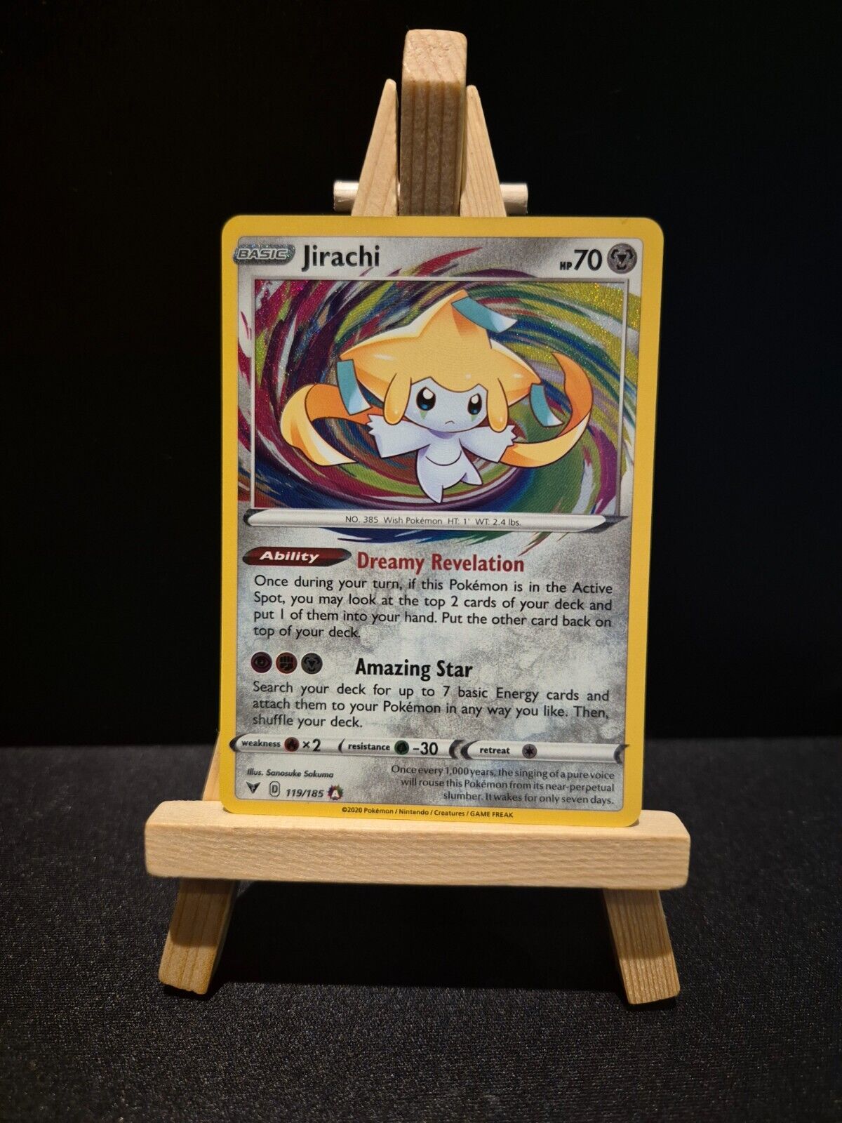 Pokémon TCG Jirachi Vivid Voltage 119/185 Holo Amazing Rare