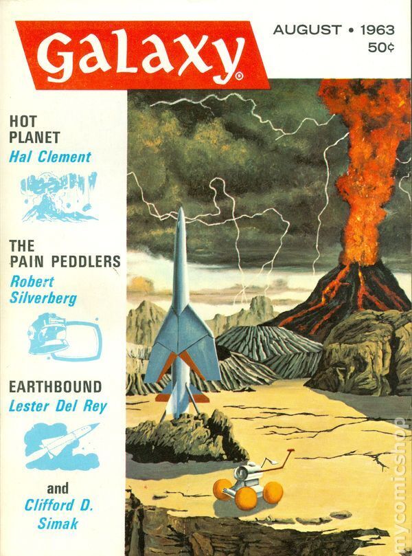 Galaxy Science Fiction Vol. 21 #6 VG 1963 Stock Image Low Grade