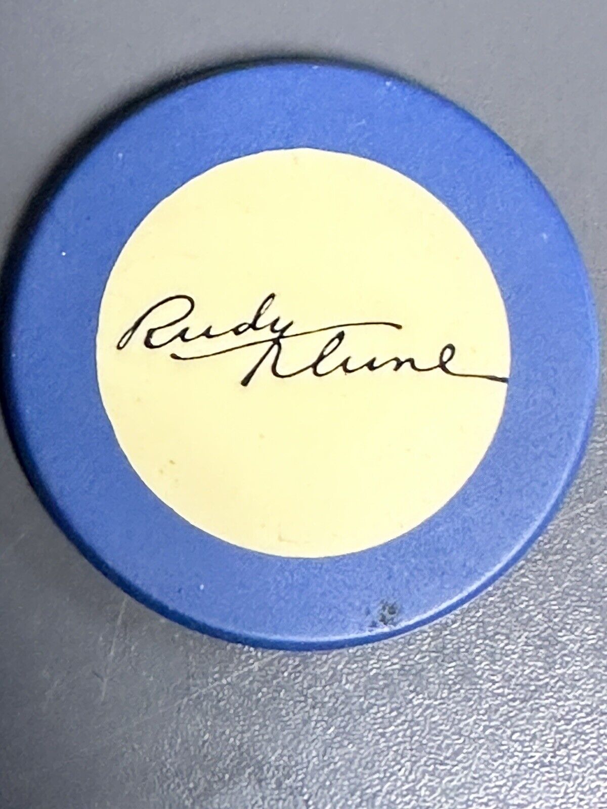 Rudy Klune Butte Montana Illegal Poker Chip 1923 Crest & Seal USPC