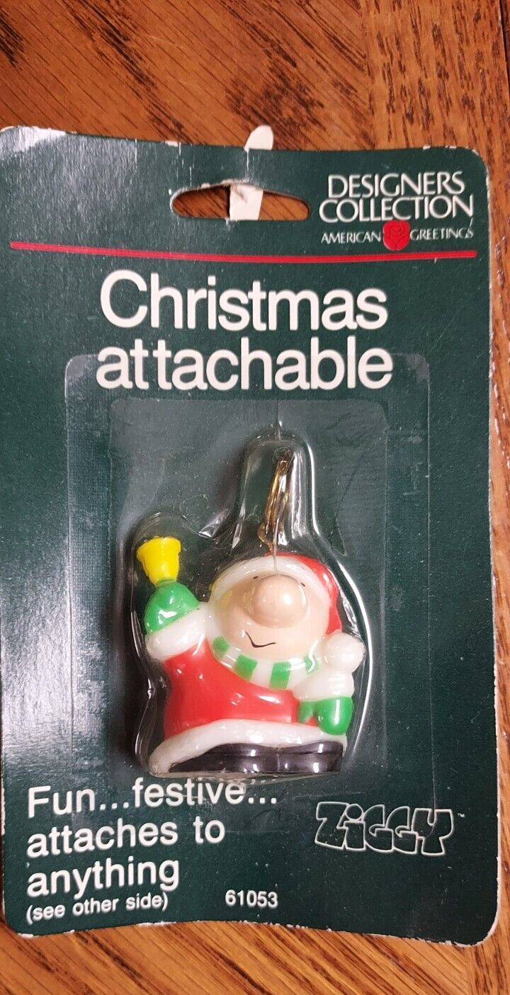 Vintage Ziggy Christmas Attachable 1985 American Greetings Designer Collection