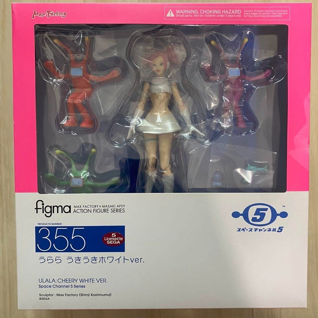 figma 355 Space Channel 5 Series Ulala Exciting white Ver Figure Max Factory New