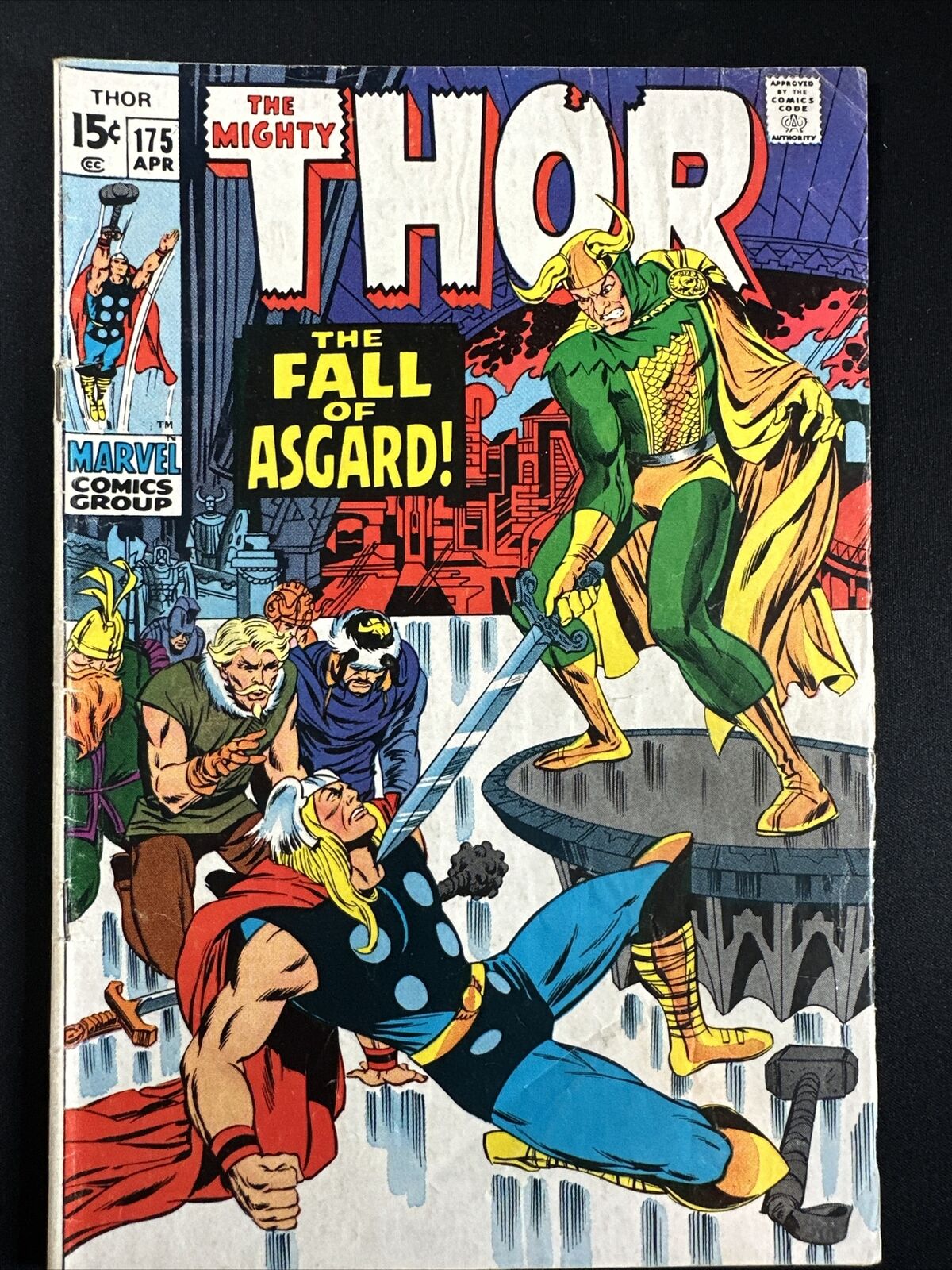 The Mighty Thor #175 Vintage Marvel Comics Silver Age 1st Print 1970 Good/VG *A2